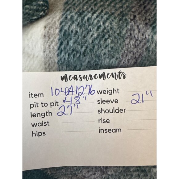 2/$30 Zaful Medium Womens Plaid Button-Up Jacket - Picture 11 of 13